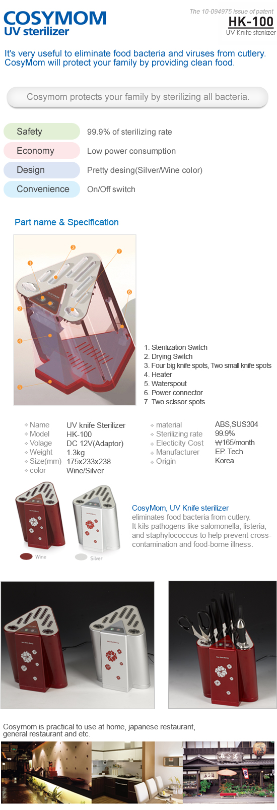 COSYMOM UV Sterilizer